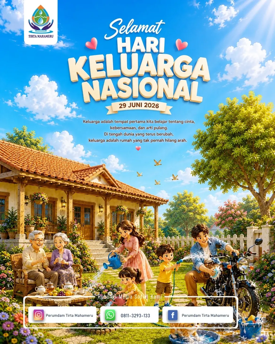 Foto Instagram Perumdam Tirta Mahameru