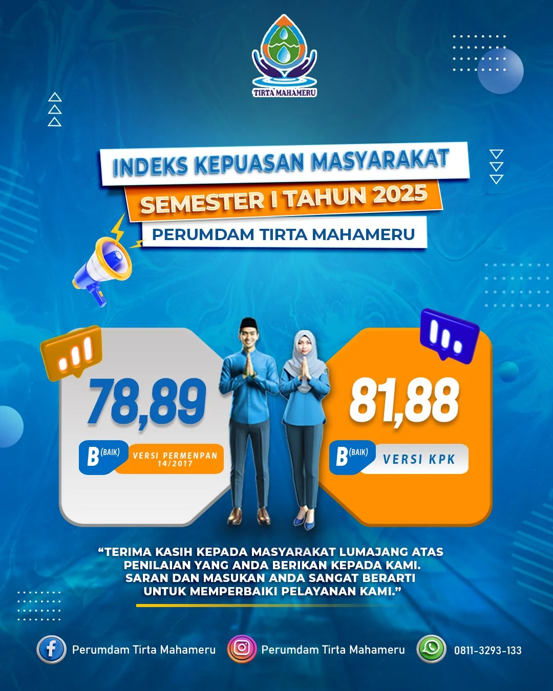 Foto Instagram Perumdam Tirta Mahameru
