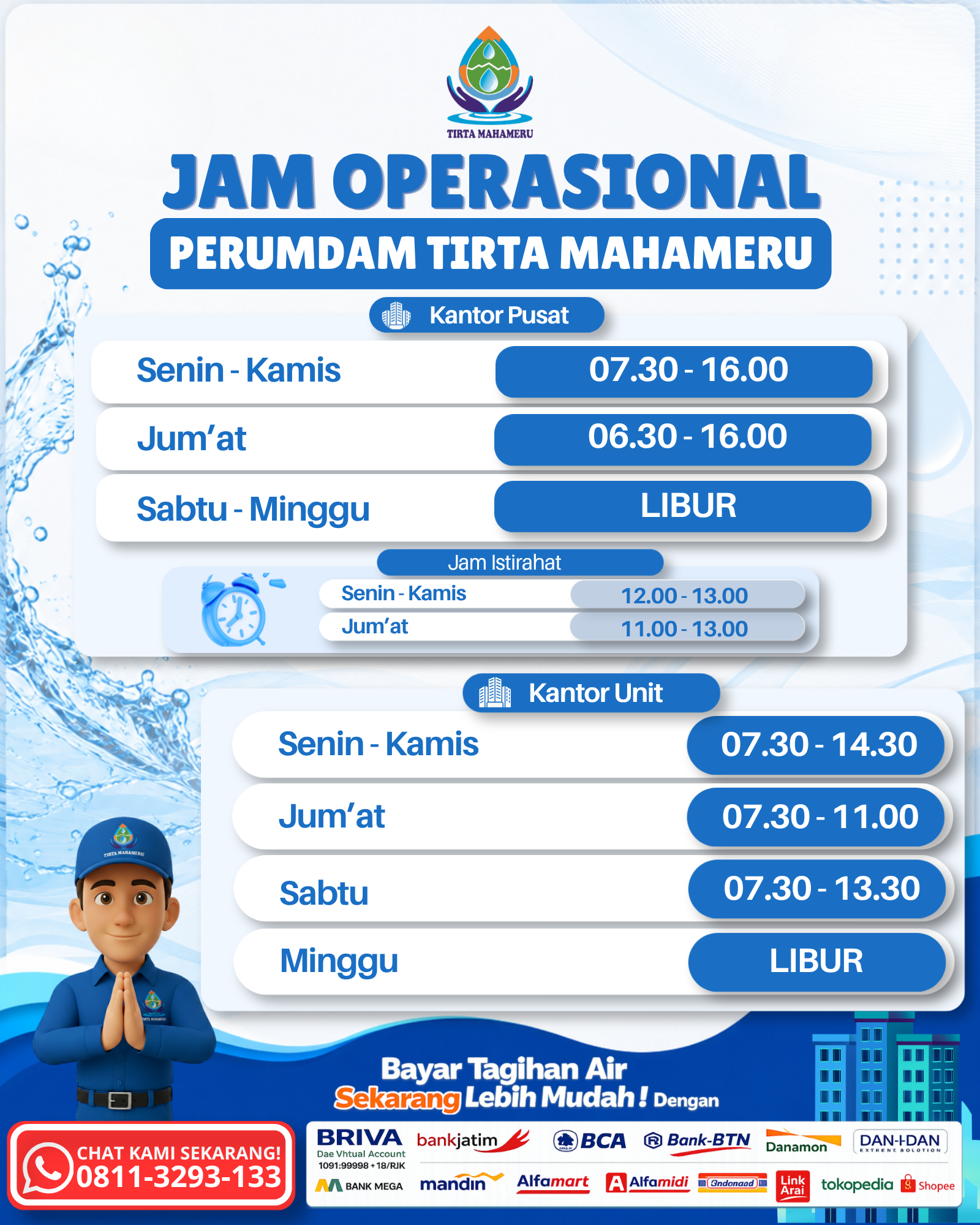 Foto Instagram Perumdam Tirta Mahameru
