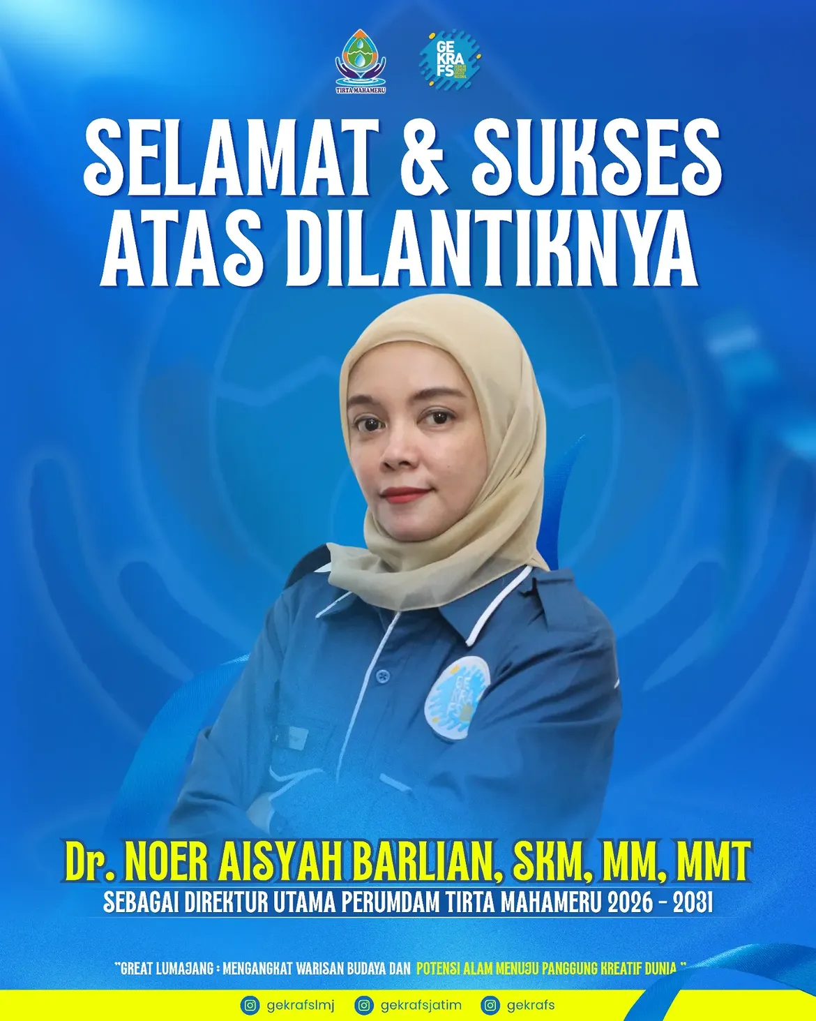 Foto Instagram Perumdam Tirta Mahameru